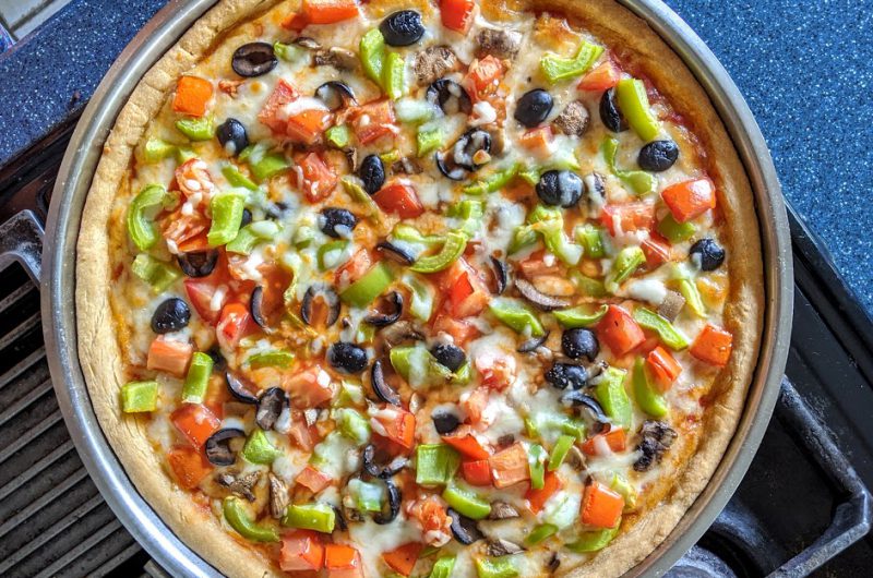 Whole Wheat Veggie Pizza