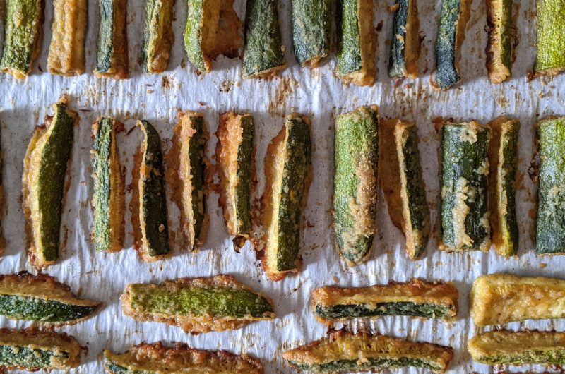 Zucchini Parmesan Sticks