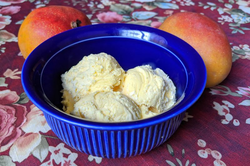 3-Ingredient Mango Ice Cream