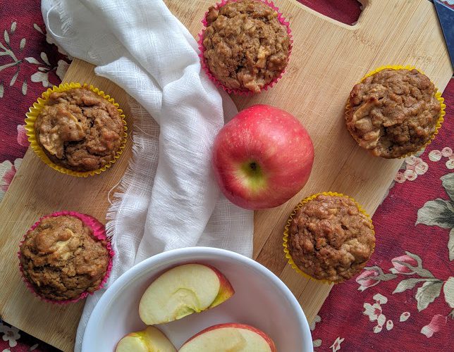 Vegan apple muffins