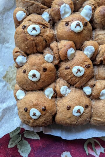 Rilakkuma Buns close up