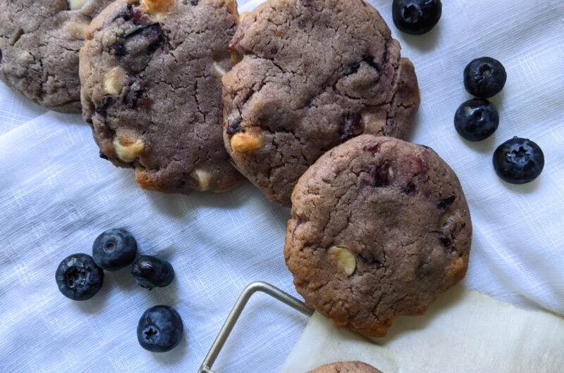 Vegan Blueberry Cardamom Cookies